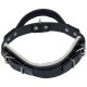 Leather collar with handle - large