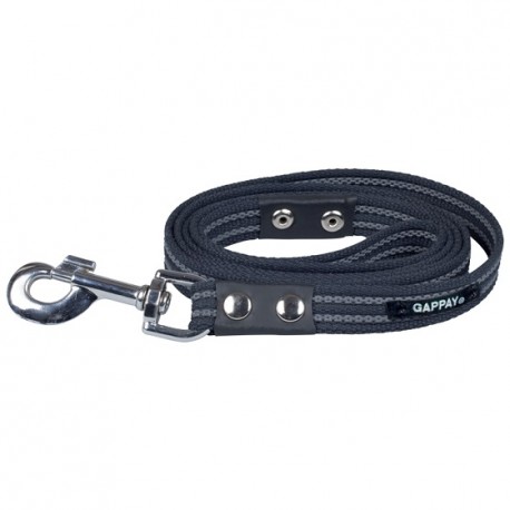Rubberised leash, 20 mm, length 150 cm