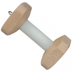 Magnetic dumbbell with nylon middle