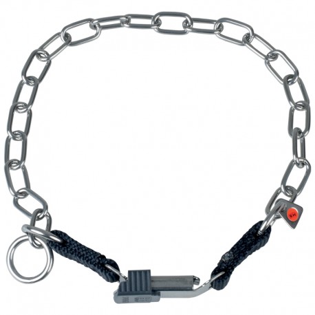 chain collar, black medium links